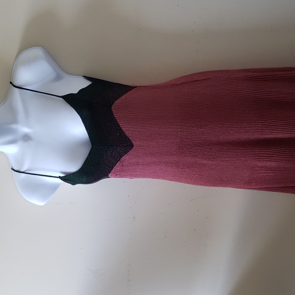 Zara Glitter Knit Maxi Dress